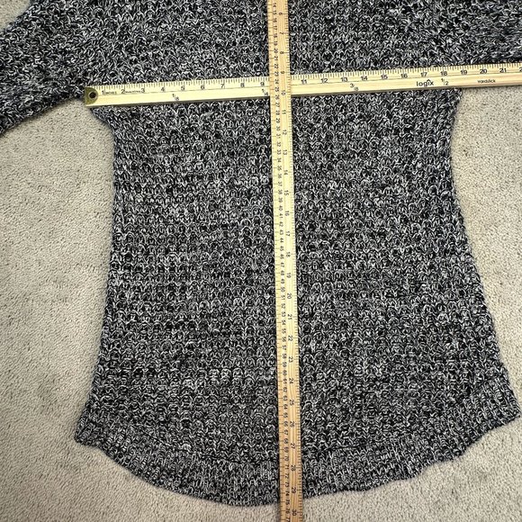 Bobbie Brooks Long sleeve Sweater Hi-Low grey Size 1X Loose knit - Picture 6 of 6